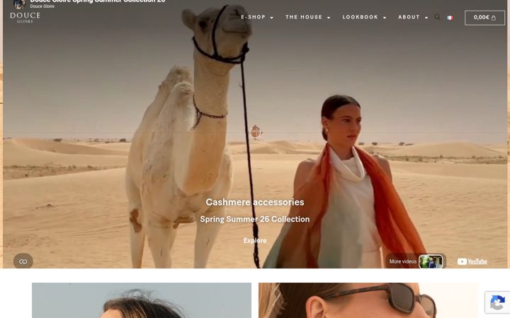 Screenshot of doucegloire.com