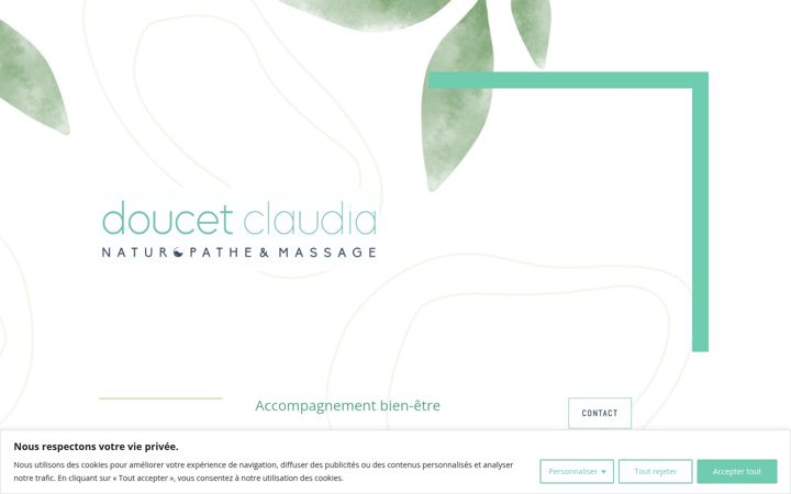 Kuvakaappaus sivustosta doucet-naturopathe.fr