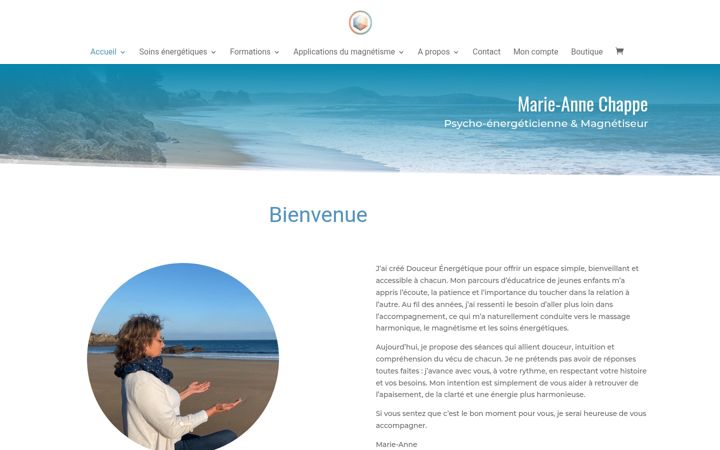Kuvakaappaus sivustosta douceur-energetique.fr