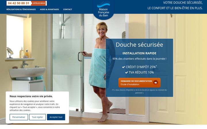 Screenshot of douche-securisee-senior.fr