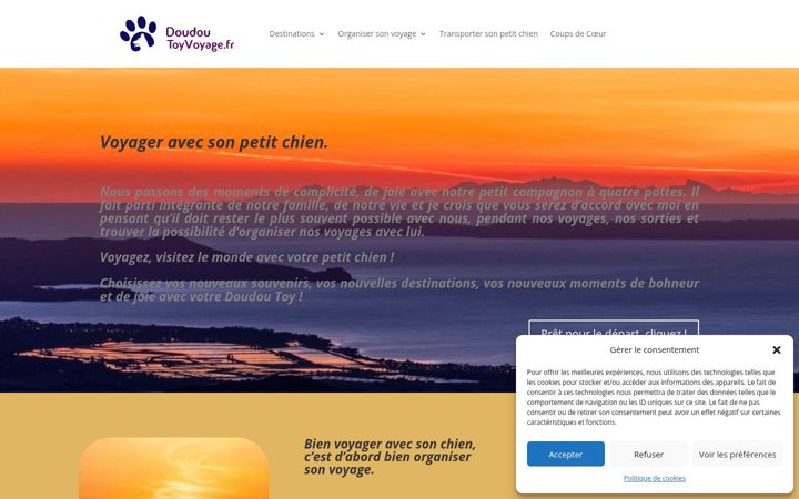 Captura de pantalla de doudoutoyvoyage.fr