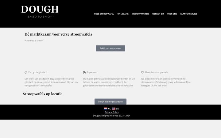 Screenshot of dough.nl