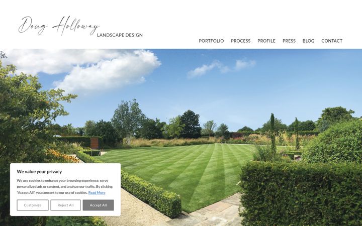 Screenshot of dougholloway.co.uk