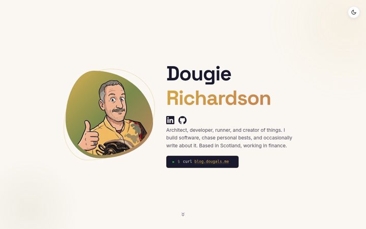 Screenshot of dougiewougie.com