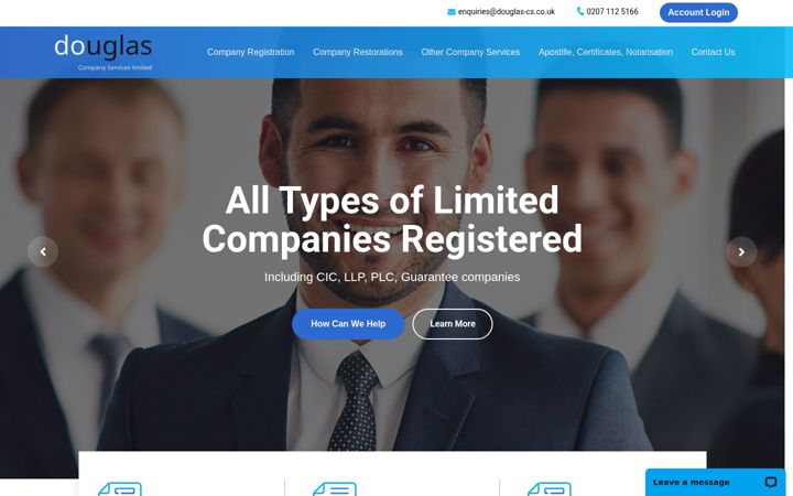 Screenshot of douglas-cs.co.uk
