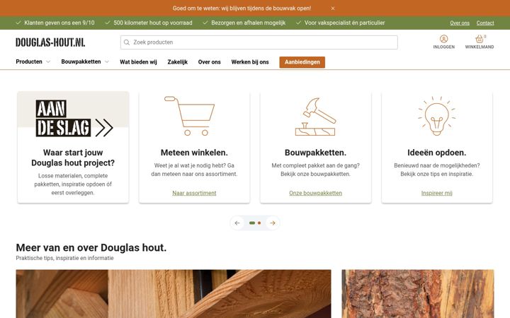 Screenshot of douglas-hout.nl
