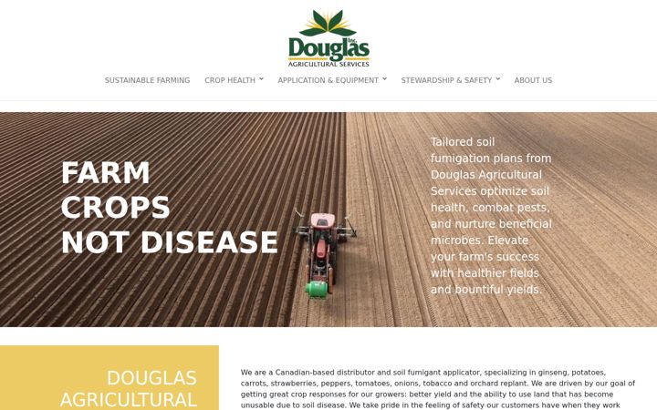 Screenshot of douglasag.ca