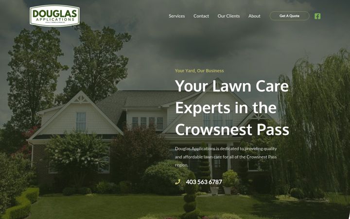 Screenshot of douglasapplications.com
