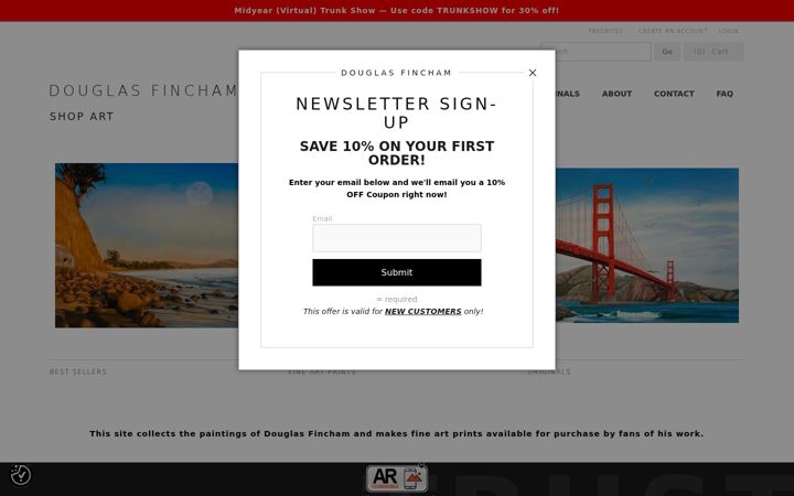 Screenshot of douglasfincham.com