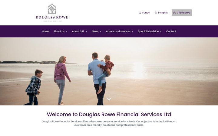 Screenshot of douglasrowefs.co.uk