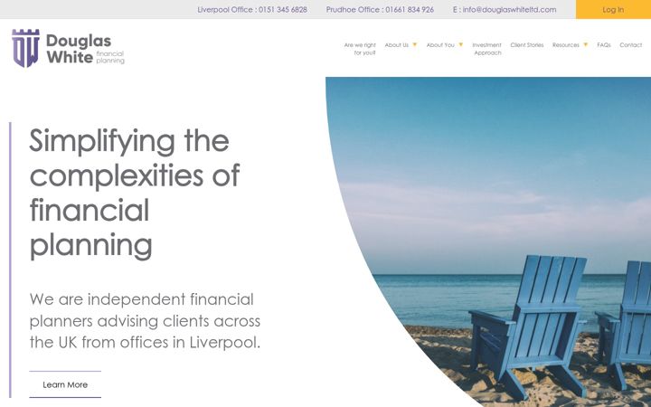 Screenshot of douglaswhiteltd.com