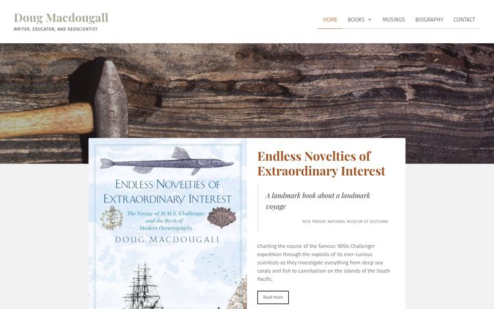 Screenshot of dougmacdougall.com