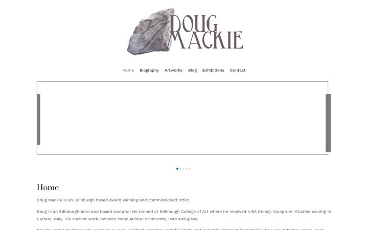 Screenshot of dougmackie.com