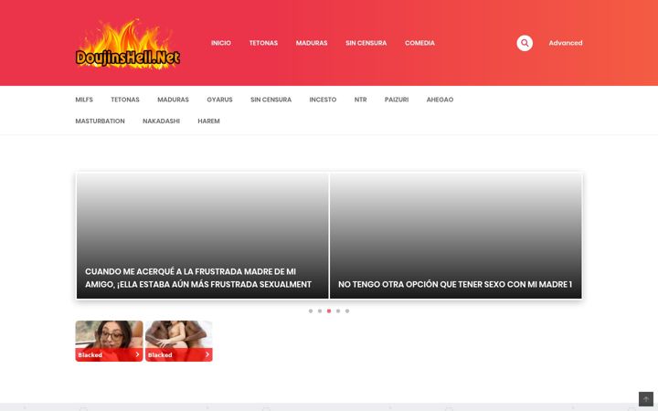 Screenshot of doujinshell.net