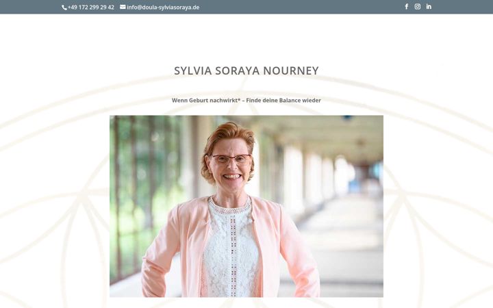 Screenshot of doula-sylviasoraya.de