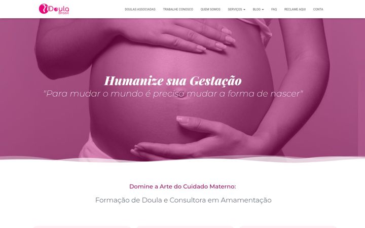 Capture d'écran de doulabrasil.com.br
