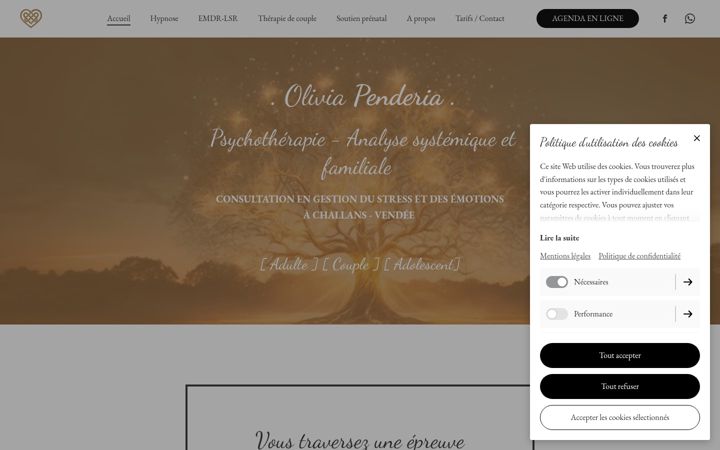 Screenshot of douladesanges.fr
