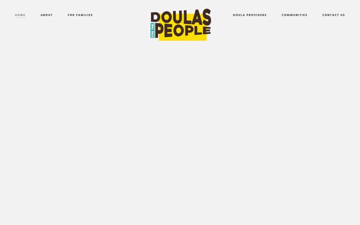 Screenshot of doulasforthepeople.com