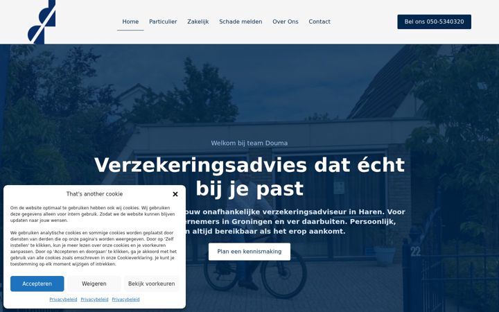 Capture d'écran de douma-assurantien.nl