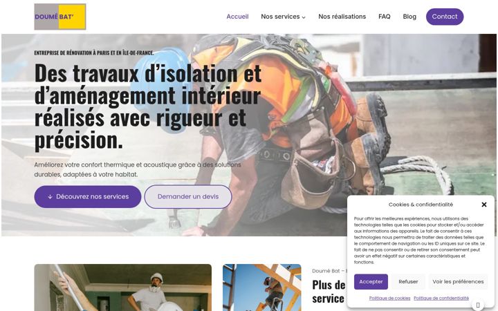 Screenshot of doume-bat.com