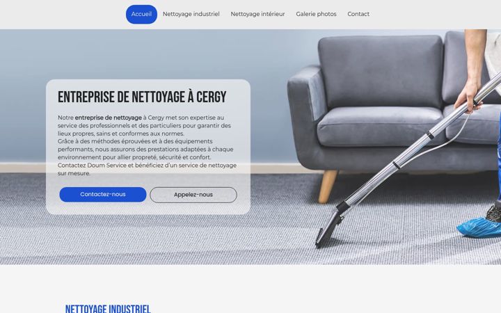 Screenshot of doumservice.fr