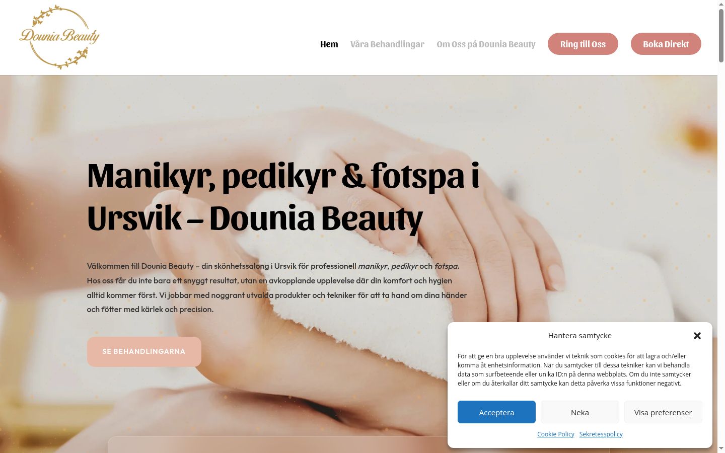 Snímek obrazovky baneru souhlasu zobrazeného před jakoukoli interakcí