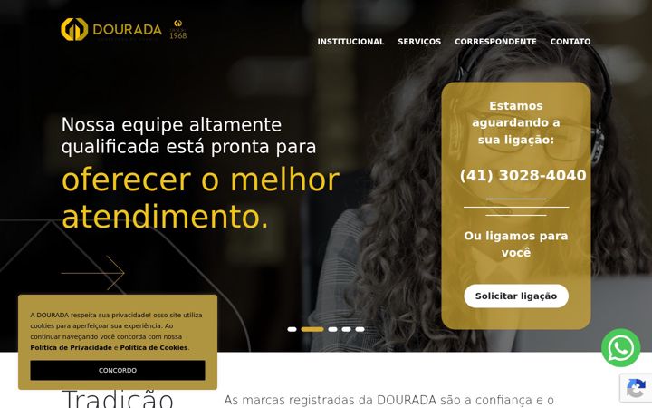 Capture d'écran de dourada.com.br
