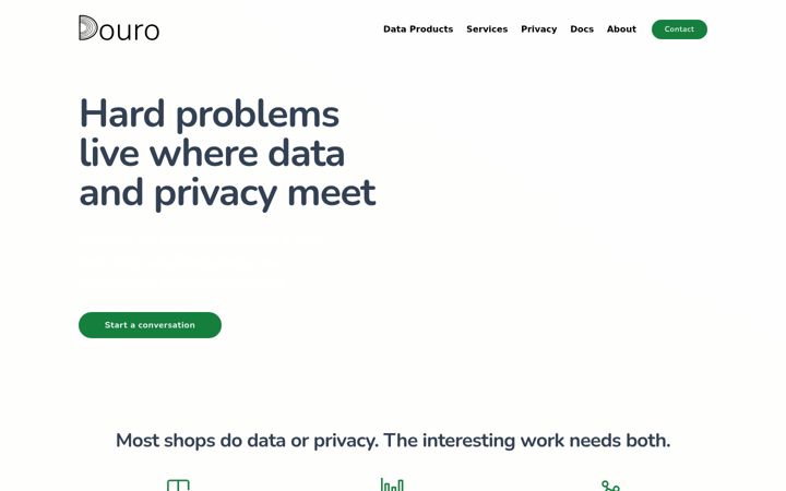 Screenshot of dourodata.com