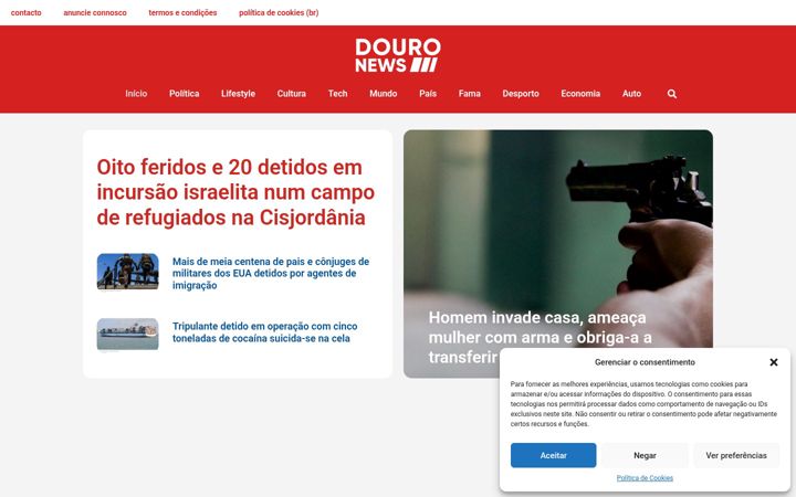 Screenshot of douronews.com