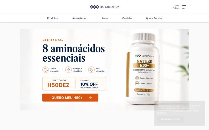 Screenshot του doutornature.com