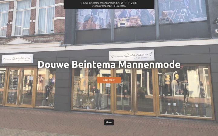 Screenshot of douwebeintema.nl