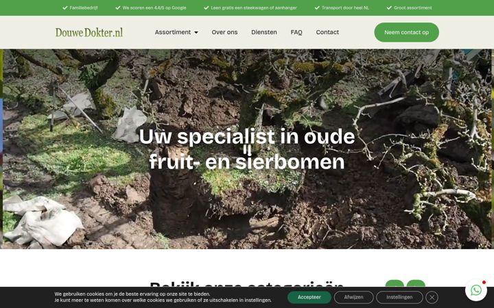 Screenshot of douwedokter.nl