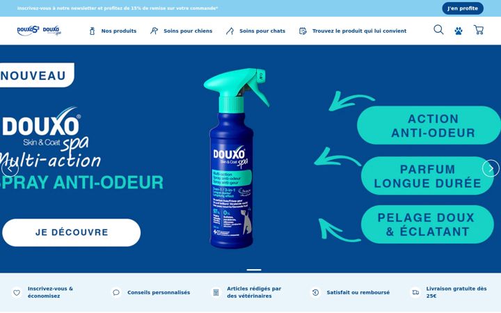 Screenshot of douxo.fr