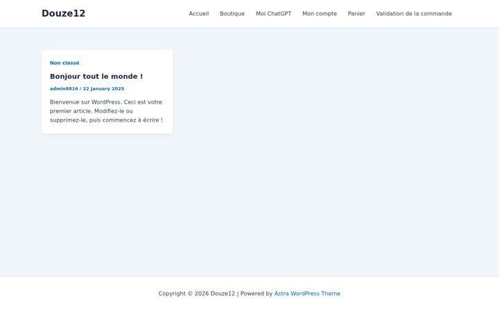 Screenshot of douze12.fr