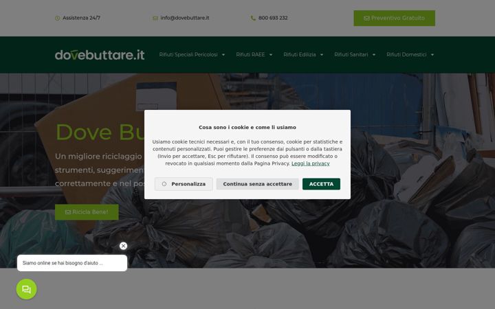 Screenshot of dovebuttare.it
