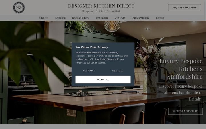 Screenshot of dovecotekitchensdirect.co.uk