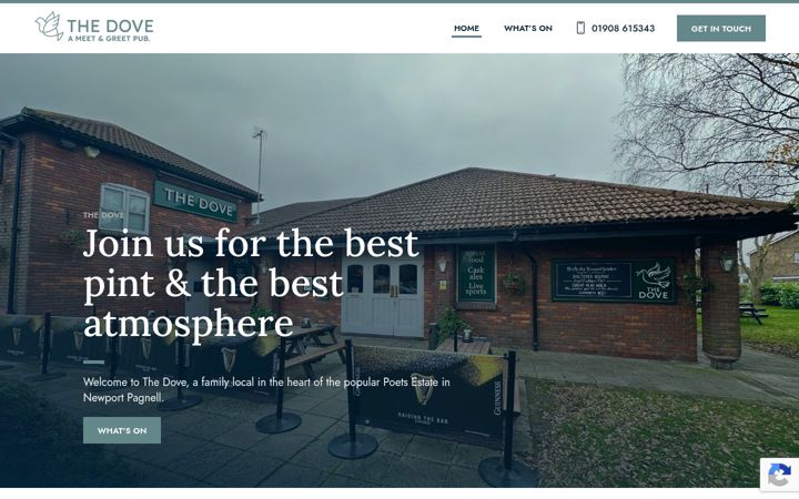 Screenshot of dovenewportpagnell.co.uk