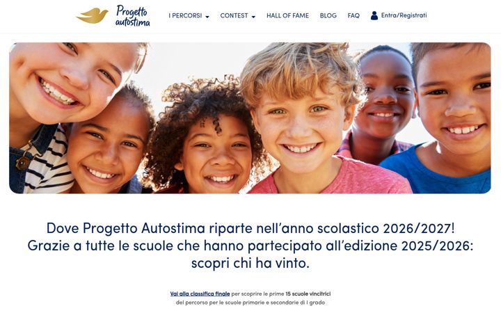 Screenshot of doveprogettoautostima.it
