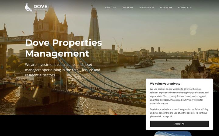 Screenshot of doveprop.co.uk