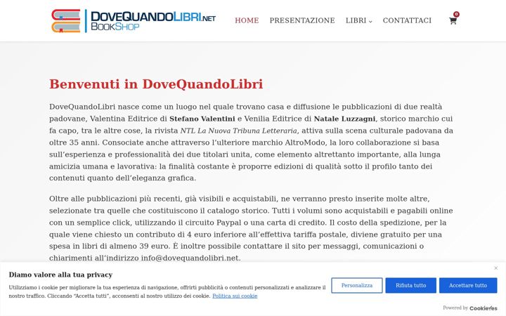 Screenshot of dovequandolibri.net