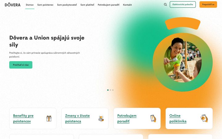 Screenshot of dovera.sk