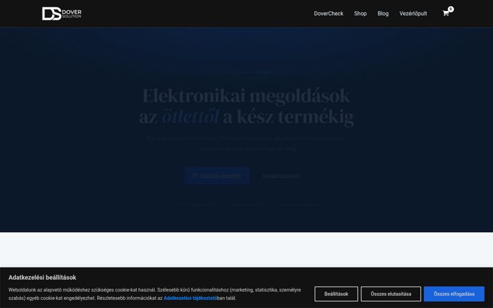 Screenshot of doversolution.hu