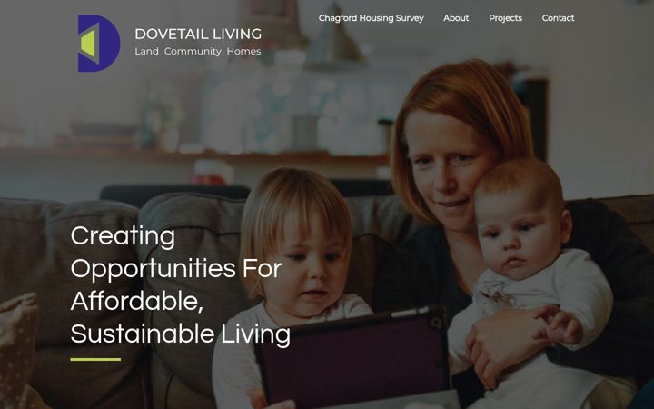 Screenshot of dovetailliving.org