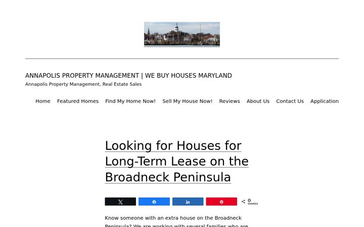 Screenshot of dovetailproperties.com