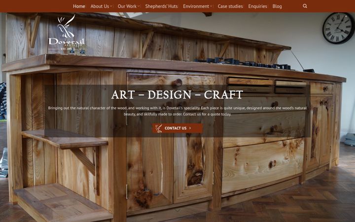 Screenshot of dovetailscotland.com