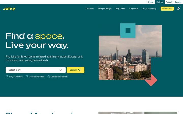 Screenshot of dovevivo.com
