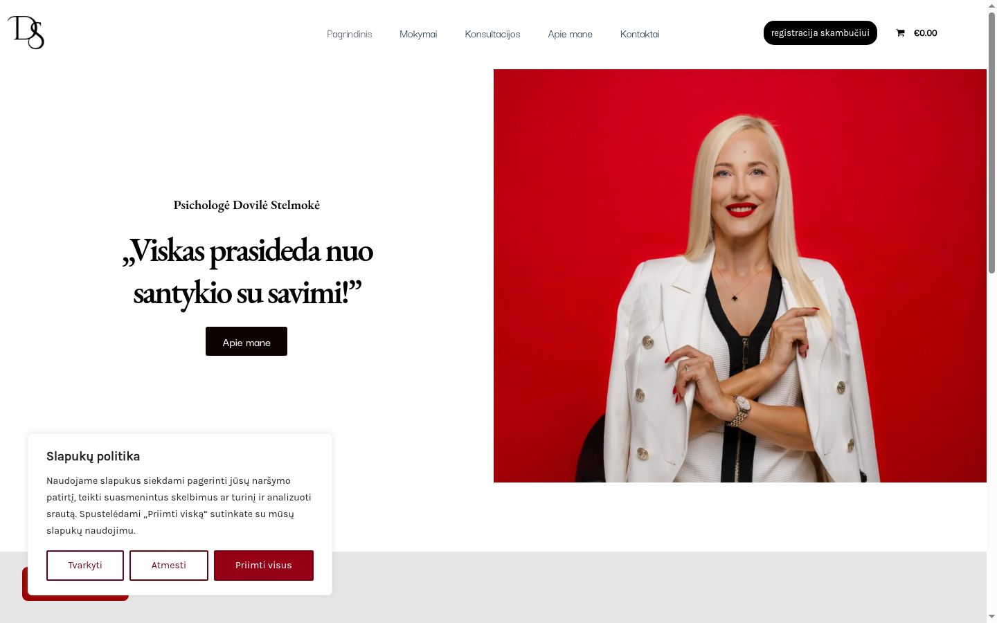 Snímek obrazovky baneru souhlasu zobrazeného před jakoukoli interakcí