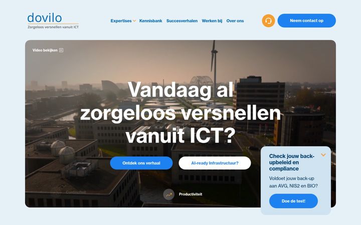Screenshot van dovilo.eu