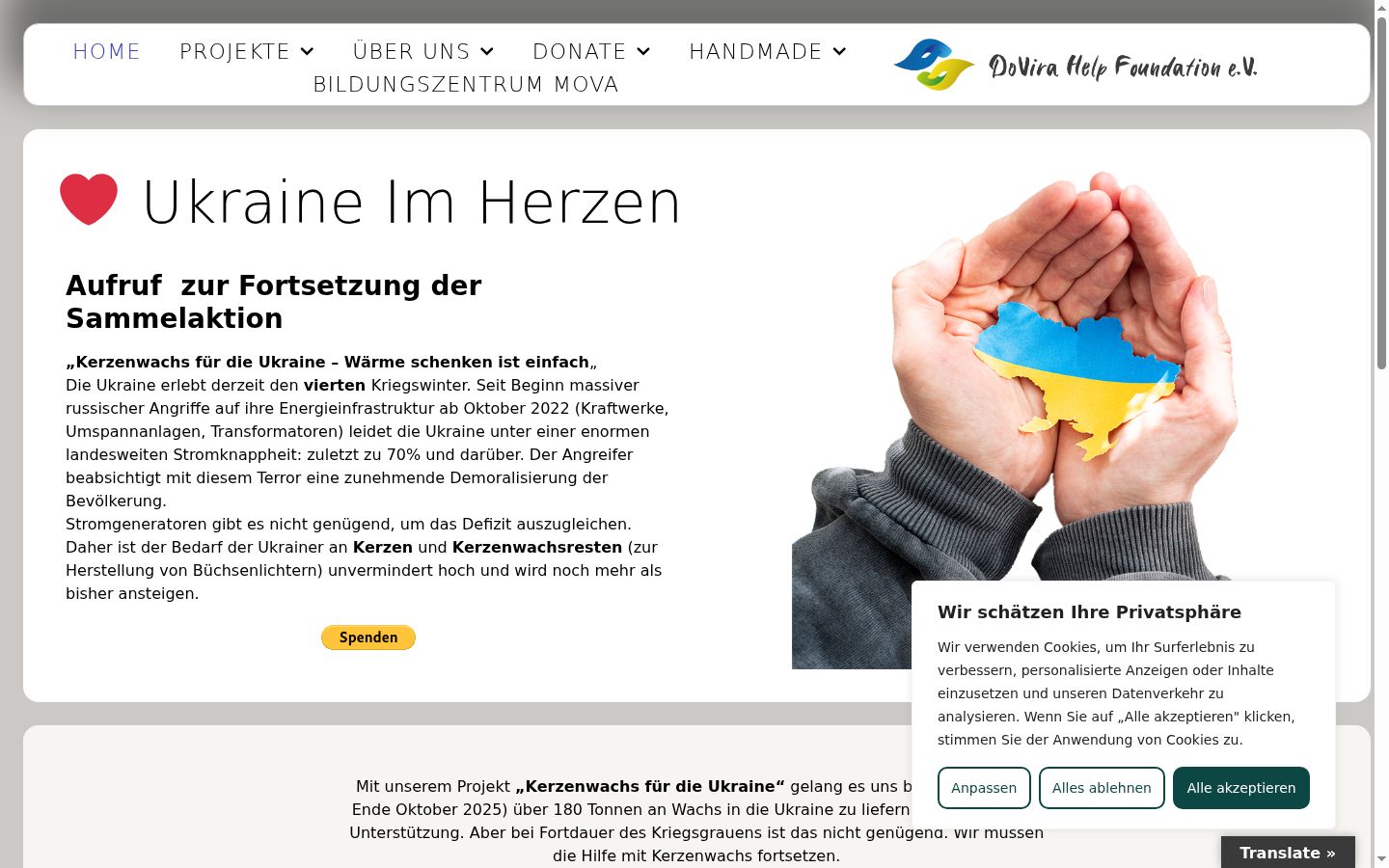 Sutikimo reklamjuostės, rodytos prieš bet kokią sąveiką, ekrano kopija