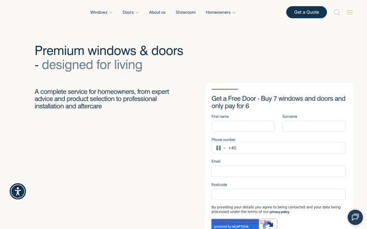 Screenshot of dovista.co.uk